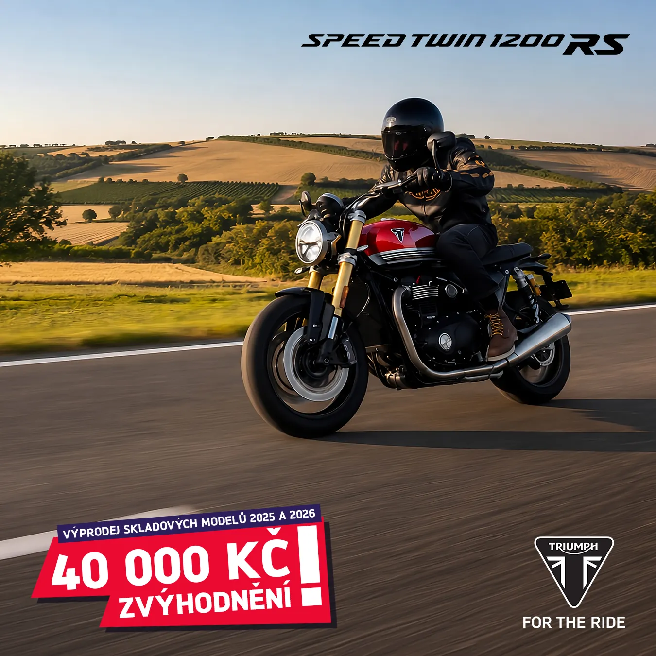 ZVÝHODNĚNÍ 40 000 KČ NA TRIUMPH SPEED TWIN 1200 RS